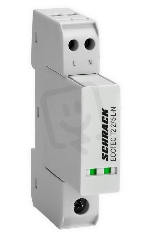Svodič přepětí Ecotec 2+0 pro TN-S, TN-C, třída T2+T3 SCHRACK IS111326--
