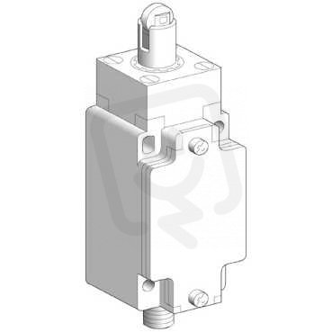 Polohový spínač, kovový čep s ocelovou kladkou 1Z+1V mžik. XCKJ167D