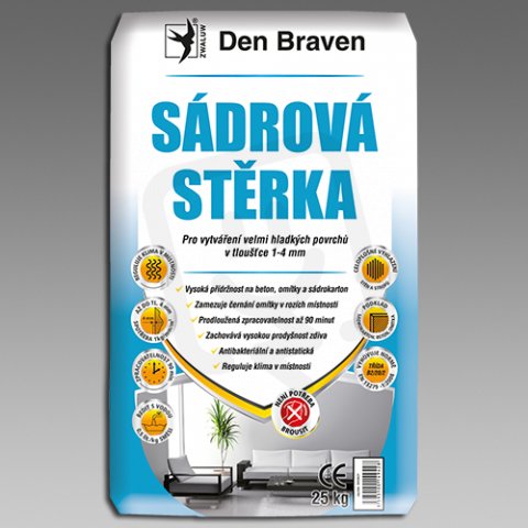 DenBraven 00408GY Sádrová stěrka - 25 kg