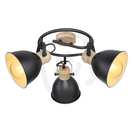 Stropní svítidlo WIHO hnědá 3xE27, max. 40W 230V GLOBO 54018-3S