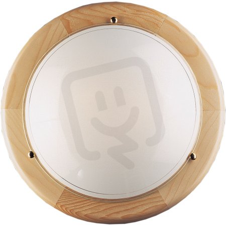 Stropní svítidlo Punto 400 dřevo světlé 2x60W IP20 E27 COMPOLUX 912014/80
