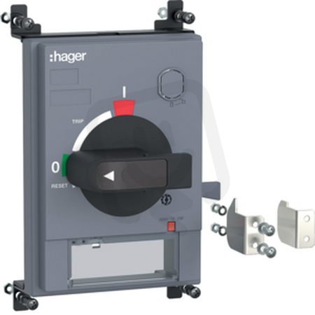 Přímá otočná rukojeť s uzamykáním pohonu P630/x630 HAGER HXW032H