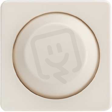 ELSO centrální deska s otočným knoflíkem, perlově bílá 207010