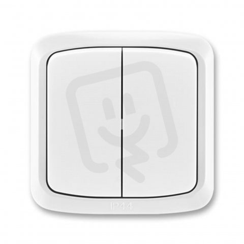 ABB Tango 3558A-05940 B Přepínač sériový,s krytem a rámečkem,řazení 5,IP44