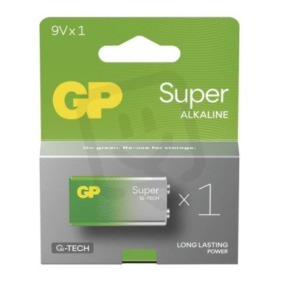 Alkalická baterie GP Super 9V (6LR61) GP BATTERIES B01511