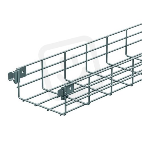 Žlab drátěný Klik s integrovanou spojkou 100x100 mm, 3 m, C8 HL C8CVF100.100