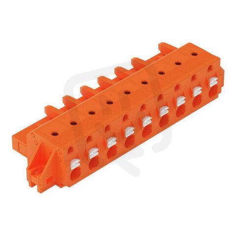 Pružinová svorka CAGE CLAMP oranžová 2,5mm2 9pól. oranžová WAGO 2231-709/031-000