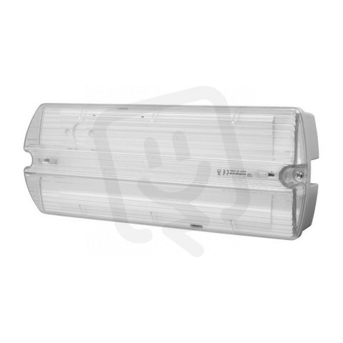 HELIOS 11W IP42 1h svítící při výpadku čirý kryt