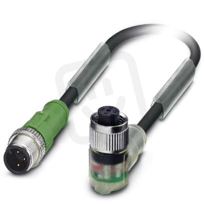 SAC-3P-M12MS/0,3-PUR/M12FR-2LB Kabel senzoru/aktoru 1668438