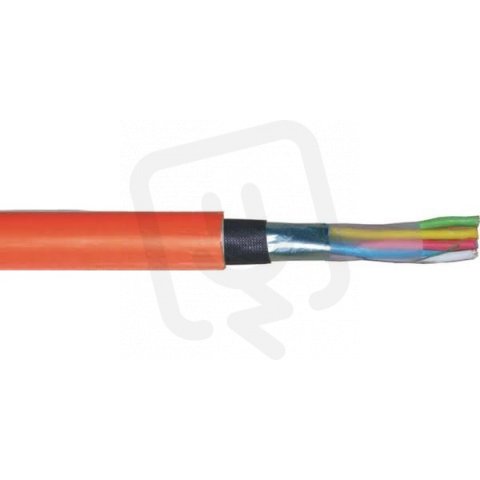 Kabel nehořlavý J-H(St)H 1x2x0,8 rudá (JHSTH)