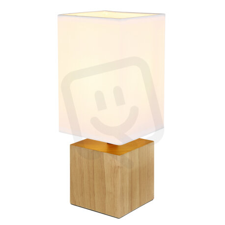 Stolní svítidlo VALENTINO přírodní dřevo 1xE27 7W 230V GLOBO 21628W