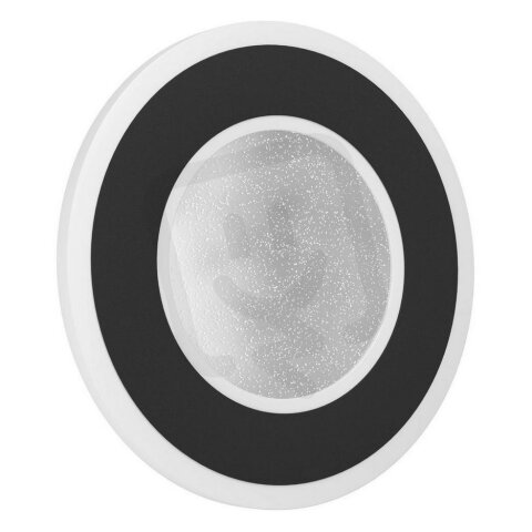 Nástěnné svítidlo MACCHIONI LED d200 černá/třpyt 12W IP20 EGLO 901237