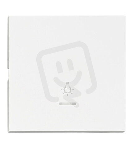 Kryt spínačů a ovladačů s průhledem, symbol světlo, bílý SCHRACK EV102209--