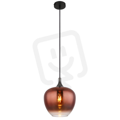 Závěsné svítidlo MAXY černá 1x60W E27 IP20 GLOBO 15548HG