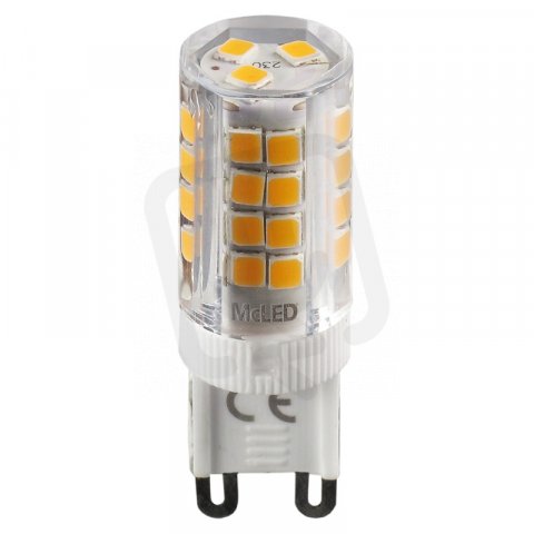 McLed ML-326.002.93.0 LED žárovka 3,5 W,G9,3000 K,CRI 80,vyzař.úhel 360 °