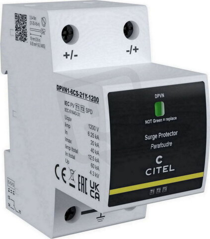 Přepěťová ochrana 1+2 DPVN1-6C-21Y-1200 CITEL 65211102
