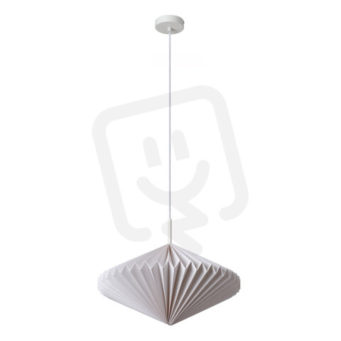 Decor Paper Lantern Diamond Pendant E27 White OSRAM 4058075847149
