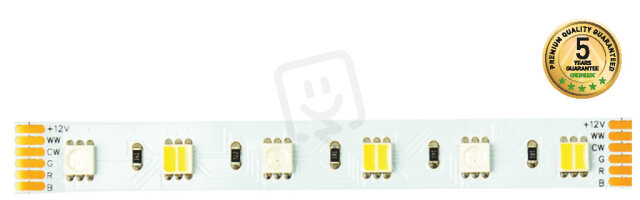 LED pásek LED STRIP RGB+CCT 60LED/12W/m IP20 5m 200 lm/m GREENLUX GXLS635