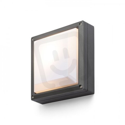 DELTA 215 přisazená antracitová 230V E27 18W IP54 RENDL R12564