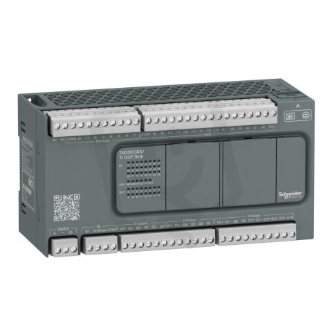 PLC Modicon M200, 24VDC, 24DI, 16DO NPN,