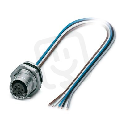 Přístrojový konektor zezadu stěny SACC-DSI-FS-8CON-M16/0,5 PP 1432248