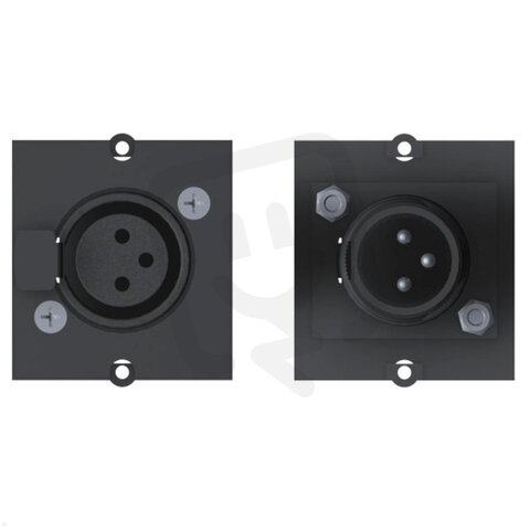 Bachman 917.024 Modul pro datové přípojky BAM-3 1xXLR 3pól. černý