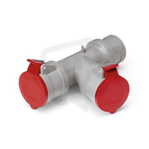 Dvojcestný adaptér 3P+N+E, 16A, 380/415V, P44/IP54 SCAME 600.2005-064