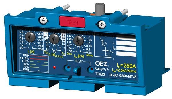 SE-BD-0250-MTV8 Nadproudová spoušť char.M 250A 100-250A,pro BD250 OEZ:24110