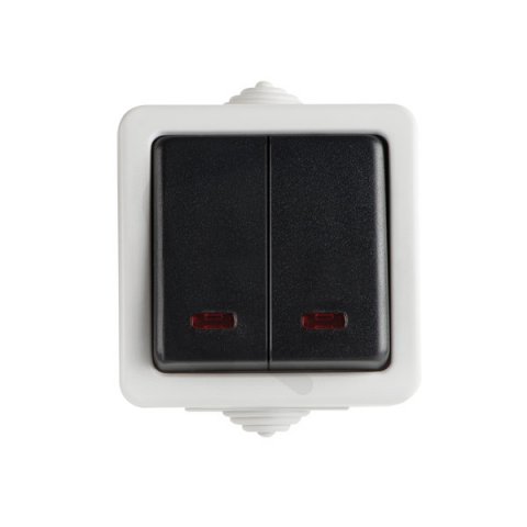 Spínač TEKNO č.6 s orientační LED 25354 Kanlux