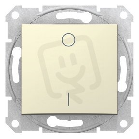 Sedna Spínač dvojpólový, řazení 2, Beige SCHNEIDER SDN0200147