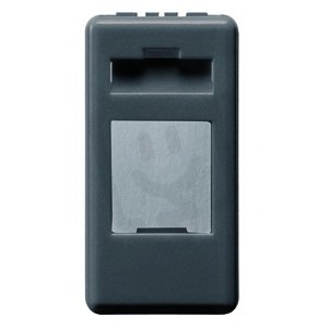 Gewiss GW21270 Kryt pro RJ45 AMP, černá
