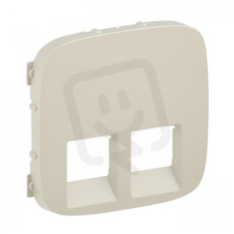 VALENA ALLURE KRYTKA DATOVÉ ZÁSUVKY DVOJITÉ RJ11/RJ45 BÉŽOVÁ LEGRAND 755426