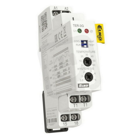 Termostat s rozsahem 0..+ 60 °C TER-3G ELKO EP 8595188138451