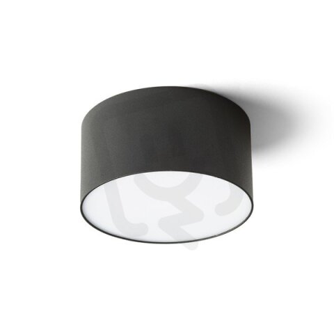 LARISA R 12 stropní černá 230V LED 10W 3000K RENDL R13479