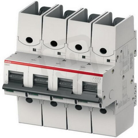 ABB S804S-UCB125-R jistič pro kabelové oko char. B 4P 125A 750V DC 50kA