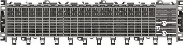 ABB Startovací paket 3L s 22 moduly L1,L2,L3 bezpečný proti dotyku prsty (IP2XB)