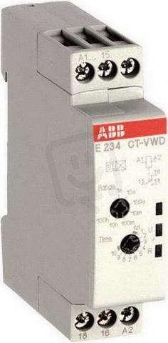Časové relé CT-VWD Jednofunkční časové relé ON-timers ABB 1SVR500130R0000