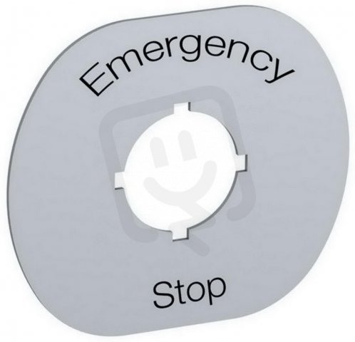 Popisný štítek Emergency Stop ABB 1SFA611930R1101