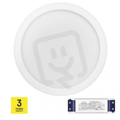 Set: LED PANEL PŘ.KR 24W IP20 WW B+triak