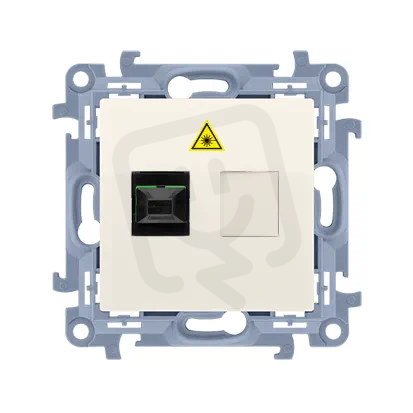 Světlovodná/optická zásuvka samostatná SC/APC krémová KONTAKT SIMON CGS1.01/41