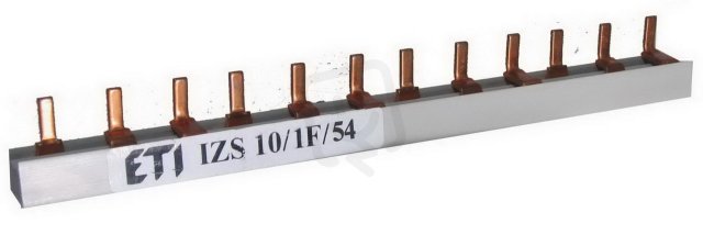 Propojovací lišta IZS16/1F/36 1p 36M 100A 16mm2 kolík ETI 002921121