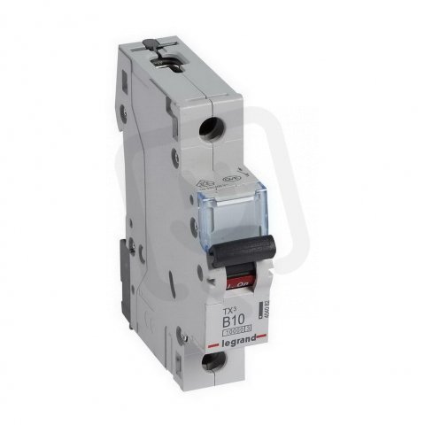 TX3 JISTIČ, 1 PÓLOVÝ, CHAR. B, 10A 10000A LEGRAND 404082