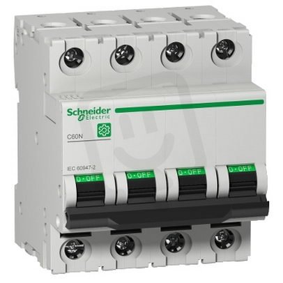 MULTI9 C60N 4P B 63A MCB SCHNEIDER M9F10463