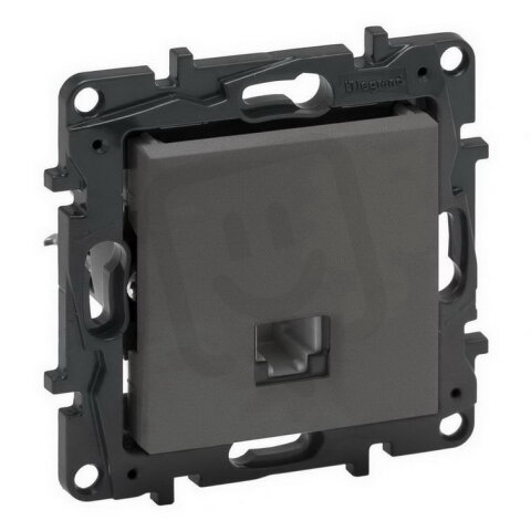 NILOÉ STEP TELEFONNÍ ZÁSUVKA RJ11 OCEL LEGRAND 863455