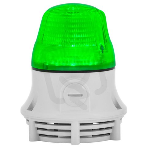 Svítidlo zábleskové se zvuk. signálem MICROLAMP X A 240V AC IP30 80dB M16 zelená