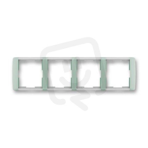ELEMENT Čtyřrámeček vodorovný agáve/ledová bílá ABB 3901E-A00140 22