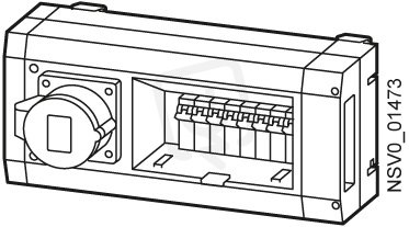 BD01-AK2M2/CEE165FIA163 Odbočná skříň zá SIEMENS BVP:660866