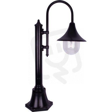 Sloupové svítidlo Diana sloup malý s ramenem černá 60W IP23 E27 916211/07