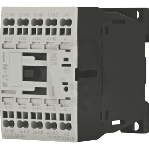 DILA-40(220V50/60HZ)-PI Pomocný stykač 4A AC-15 4Z Push-in svorky 230V/50HZ