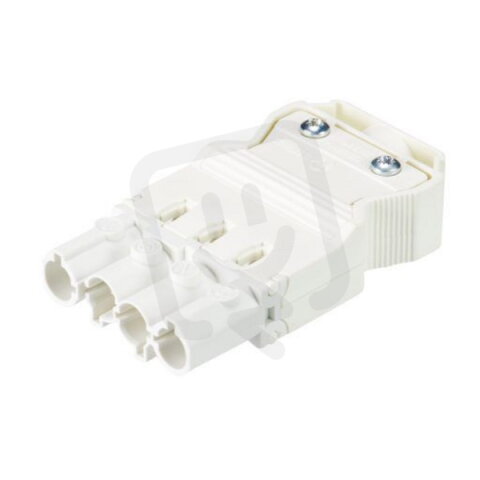 vidlice na kabel, 4-pól, šroubové svorky, gesis, bílá WIELAND 92.944.3053.0